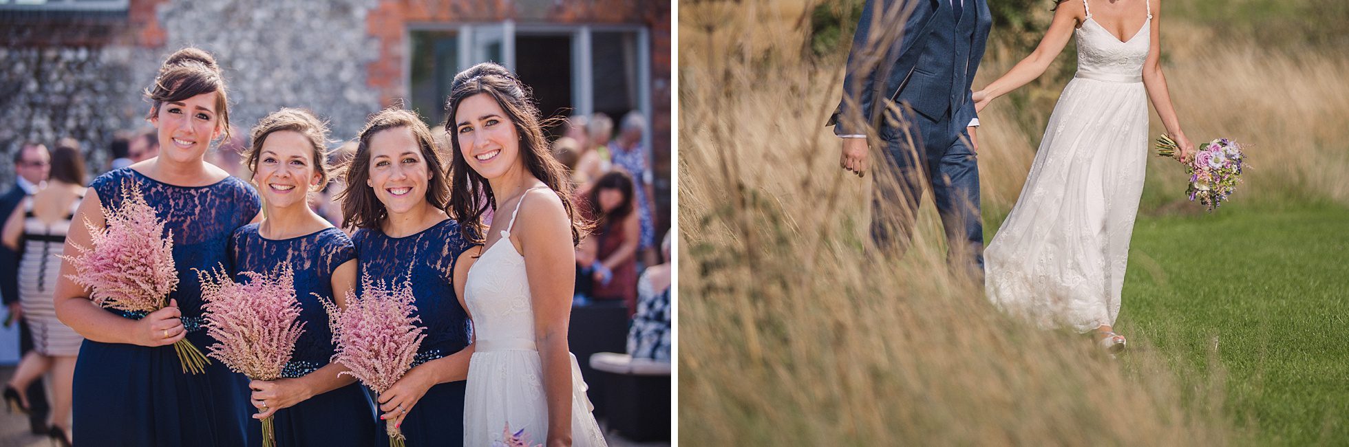 Laura and Matt's wedding at Farbridge Barns in West Sussex