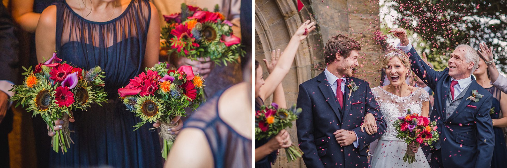 Wedding at All Hallows Church and Grittenham Barn for Steffi and Matt