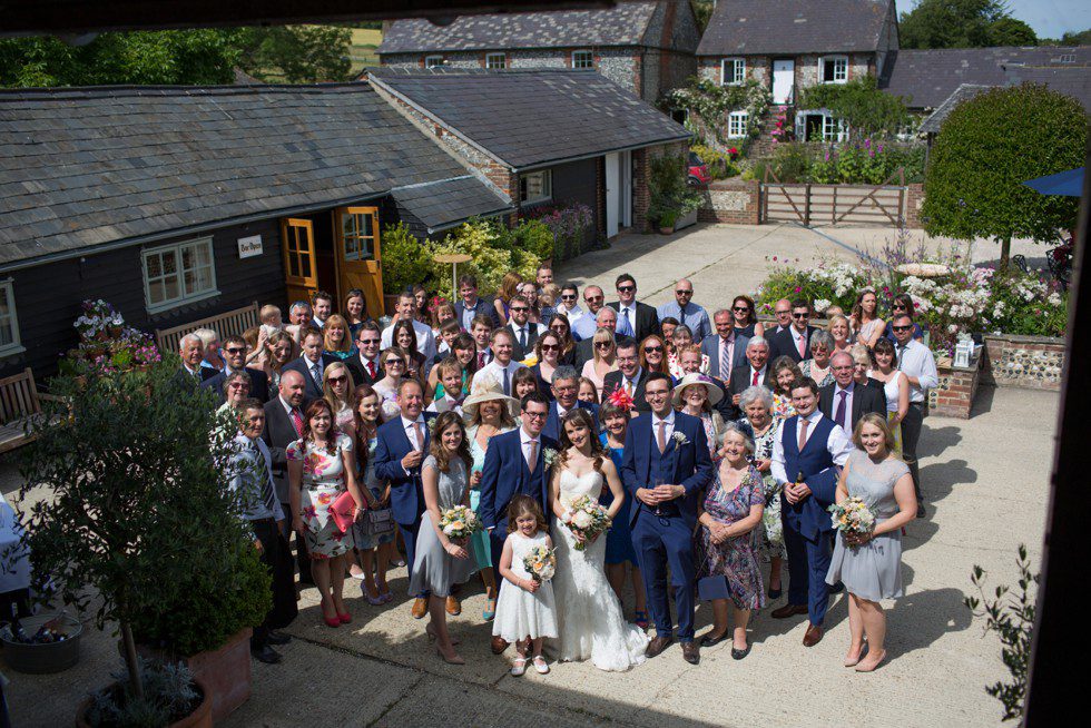 Lindsey and Chris's wedding at Upwaltham Barns.