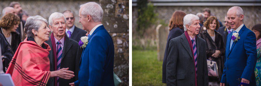 Andrew and Diana's wedding at St Mary's Church, Sompting