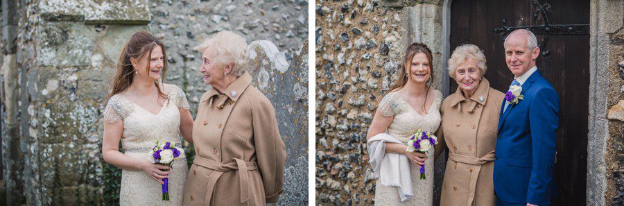 Andrew and Diana's wedding at St Mary's Church, Sompting