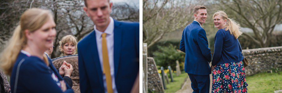 Andrew and Diana's wedding at St Mary's Church, Sompting