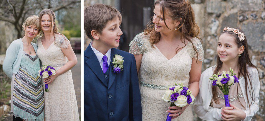 Andrew and Diana's wedding at St Mary's Church, Sompting