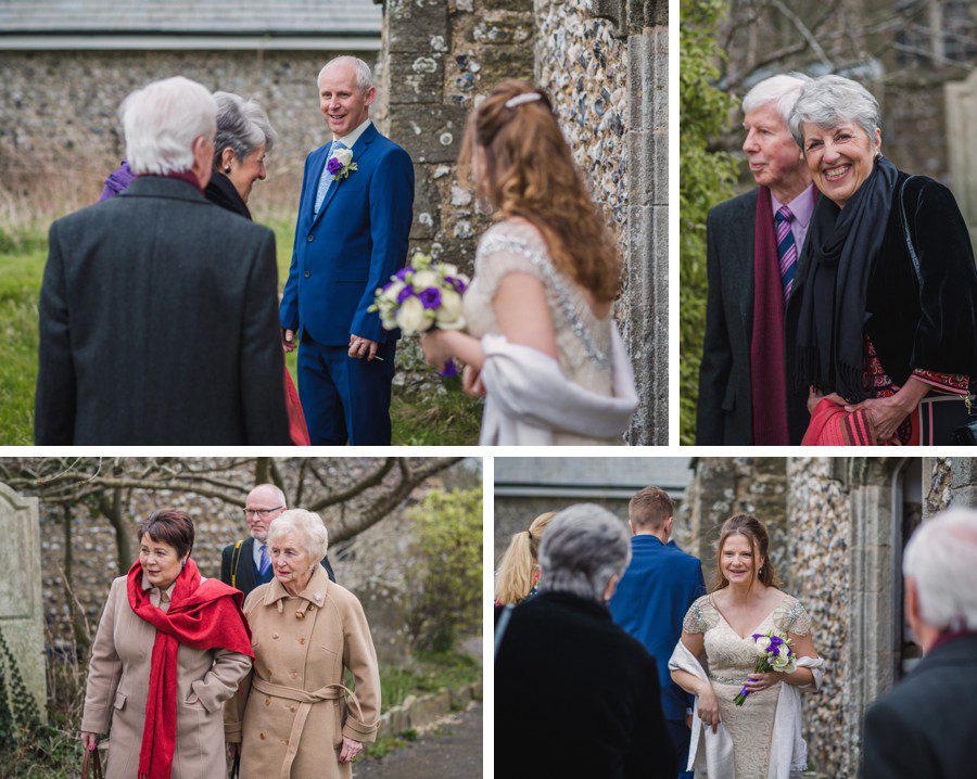 Andrew and Diana's wedding at St Mary's Church, Sompting