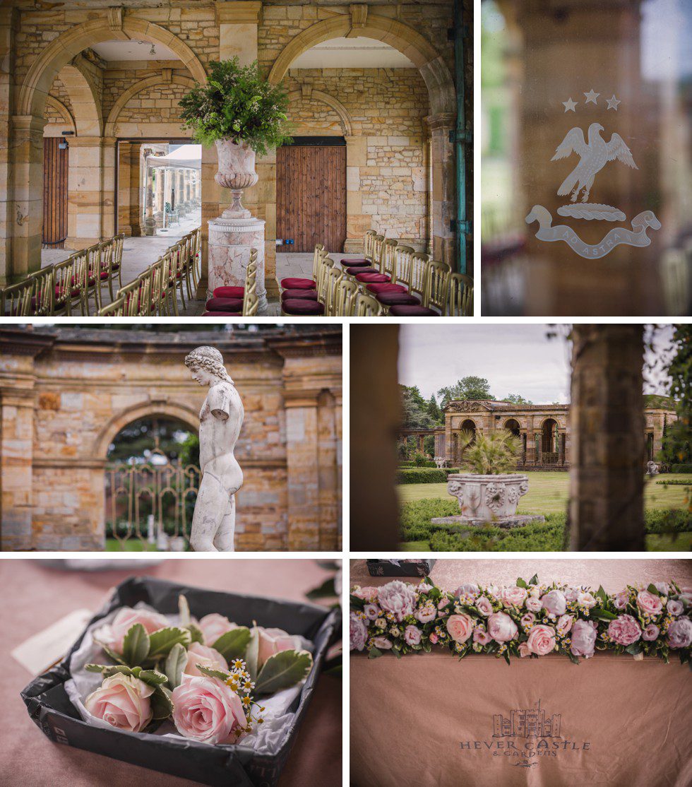 Lauren and Christian's wedding at Hever Castle in Kent