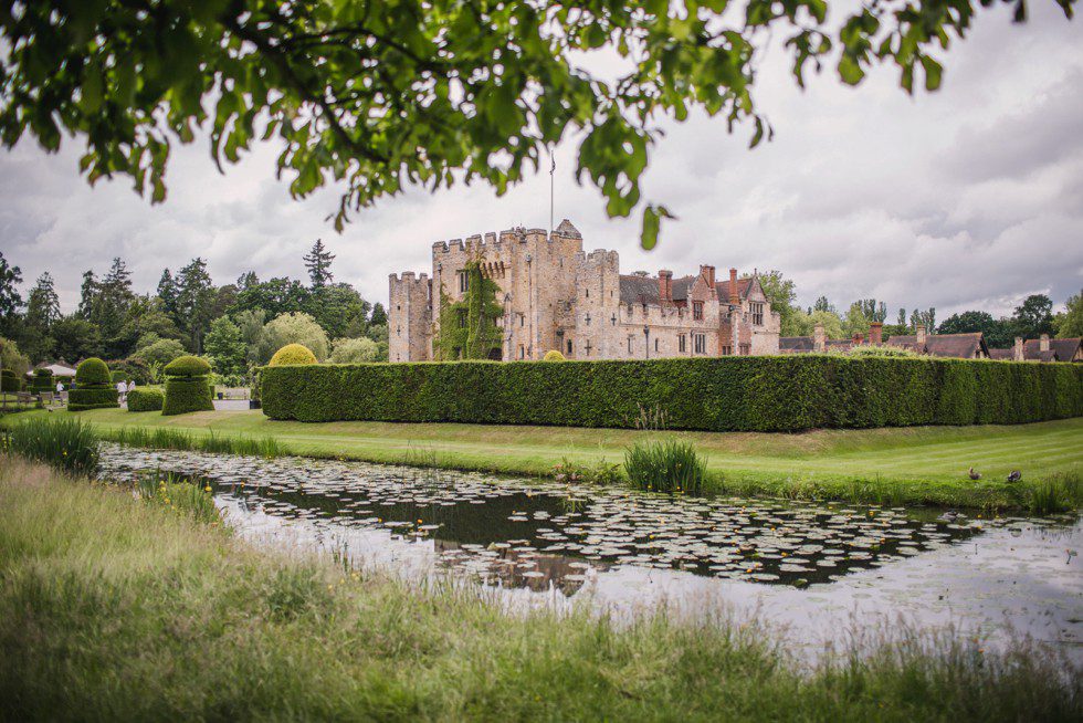 View of moat and Hever Castle