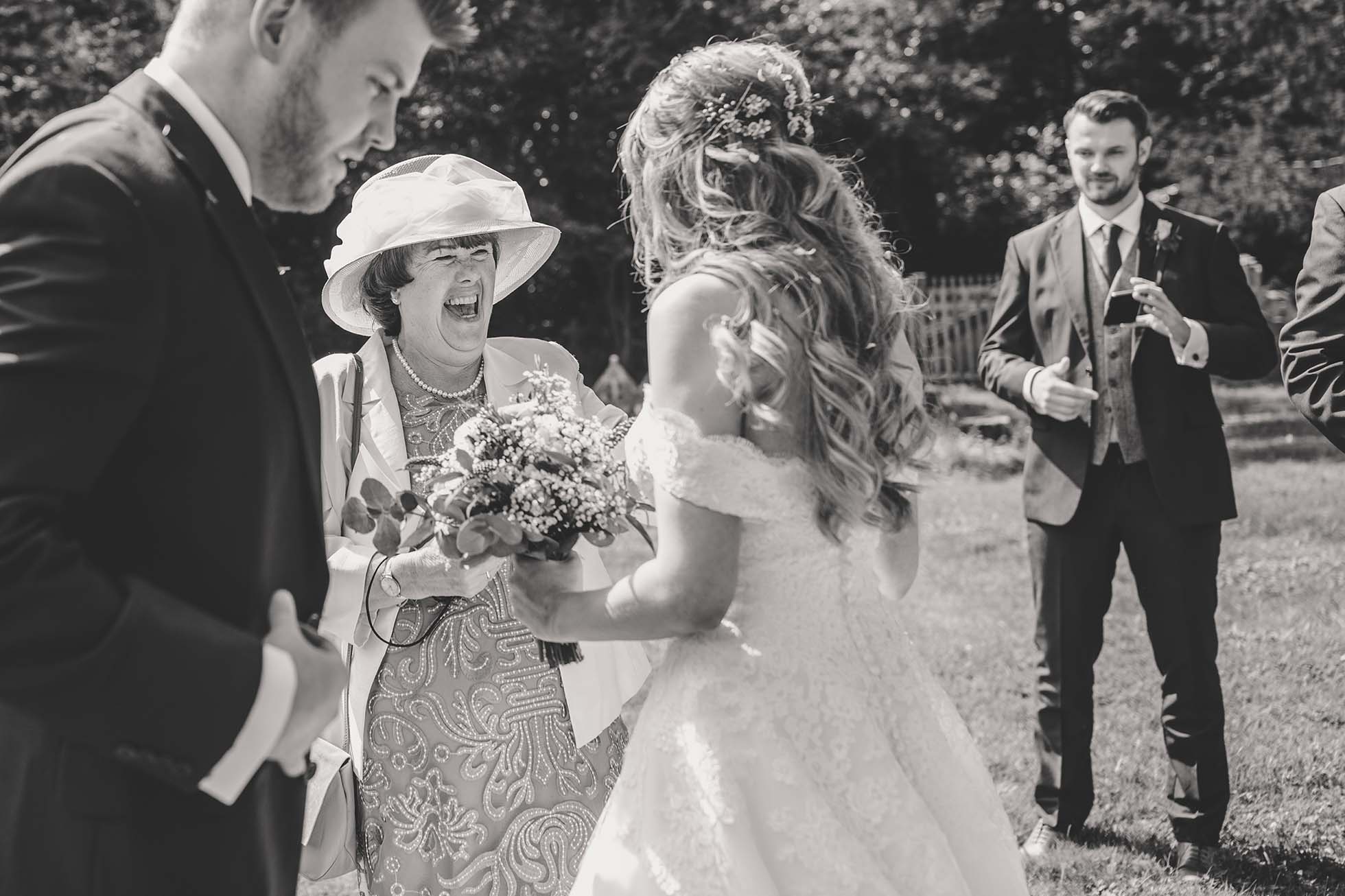 Alice and Phil's wedding at St Nicolas Church, Cranleigh and Loseley Park