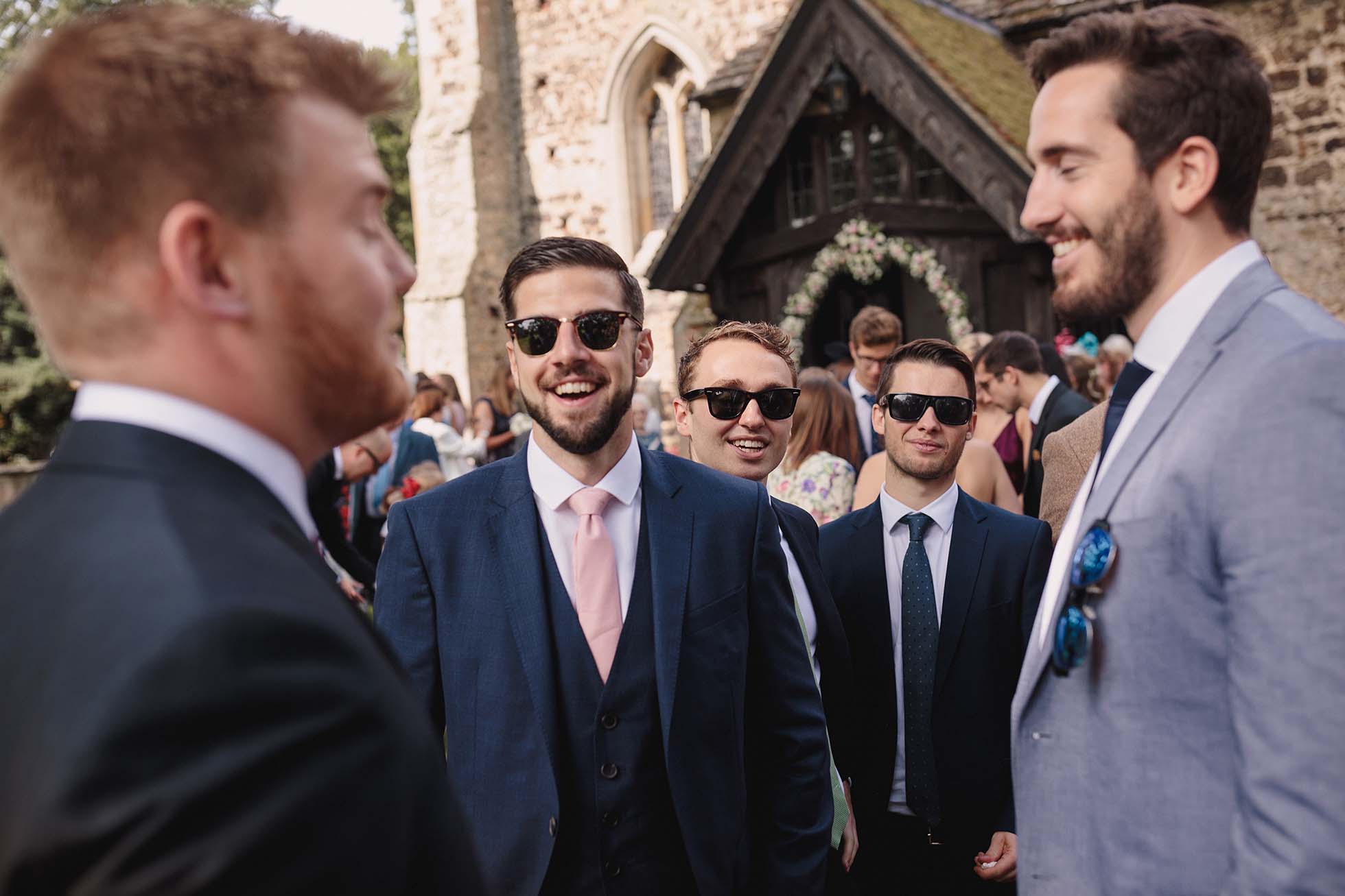 Alice and Phil's wedding at St Nicolas Church, Cranleigh and Loseley Park