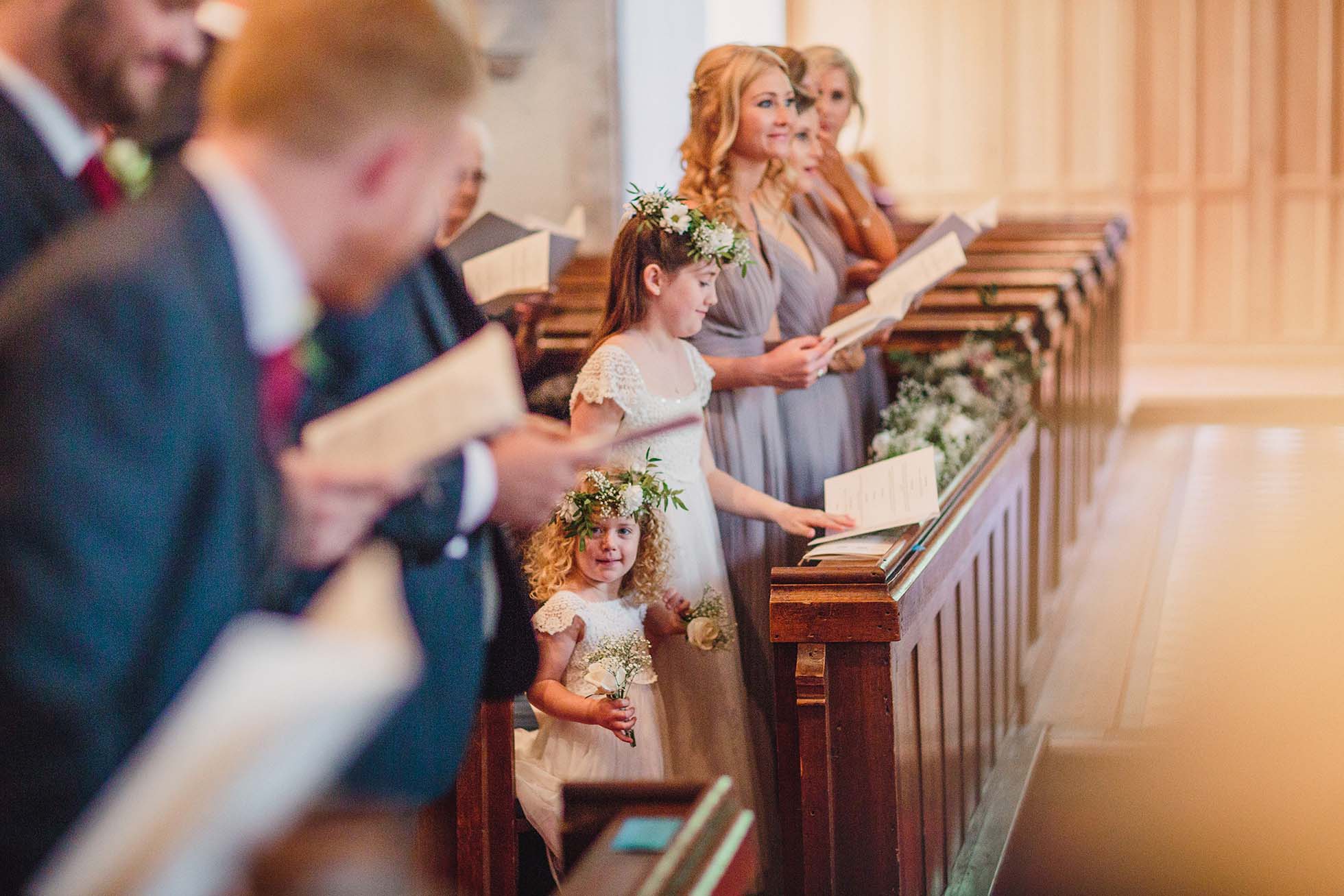 Alice and Phil's wedding at St Nicolas Church, Cranleigh and Loseley Park