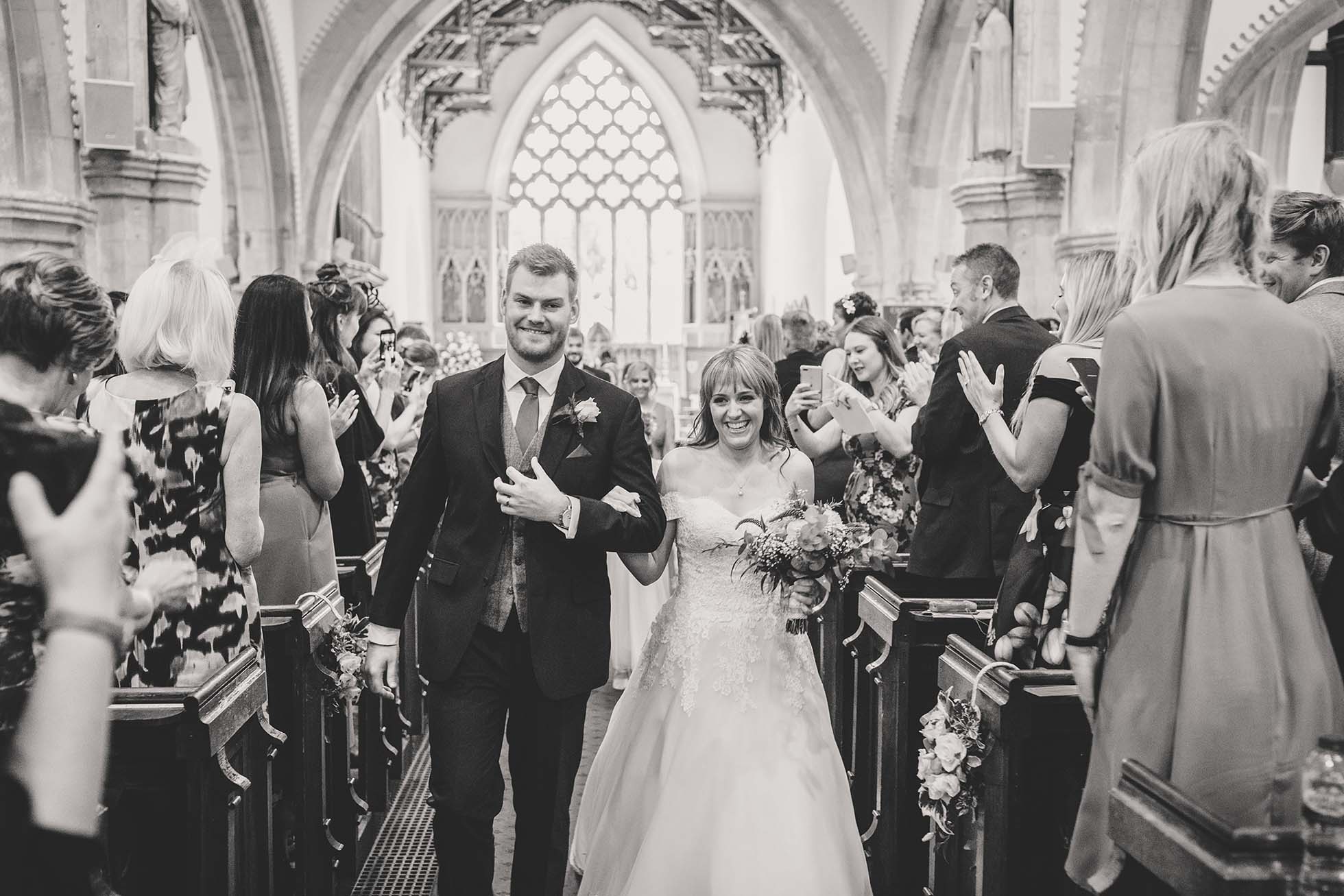 Alice and Phil's wedding at St Nicolas Church, Cranleigh and Loseley Park