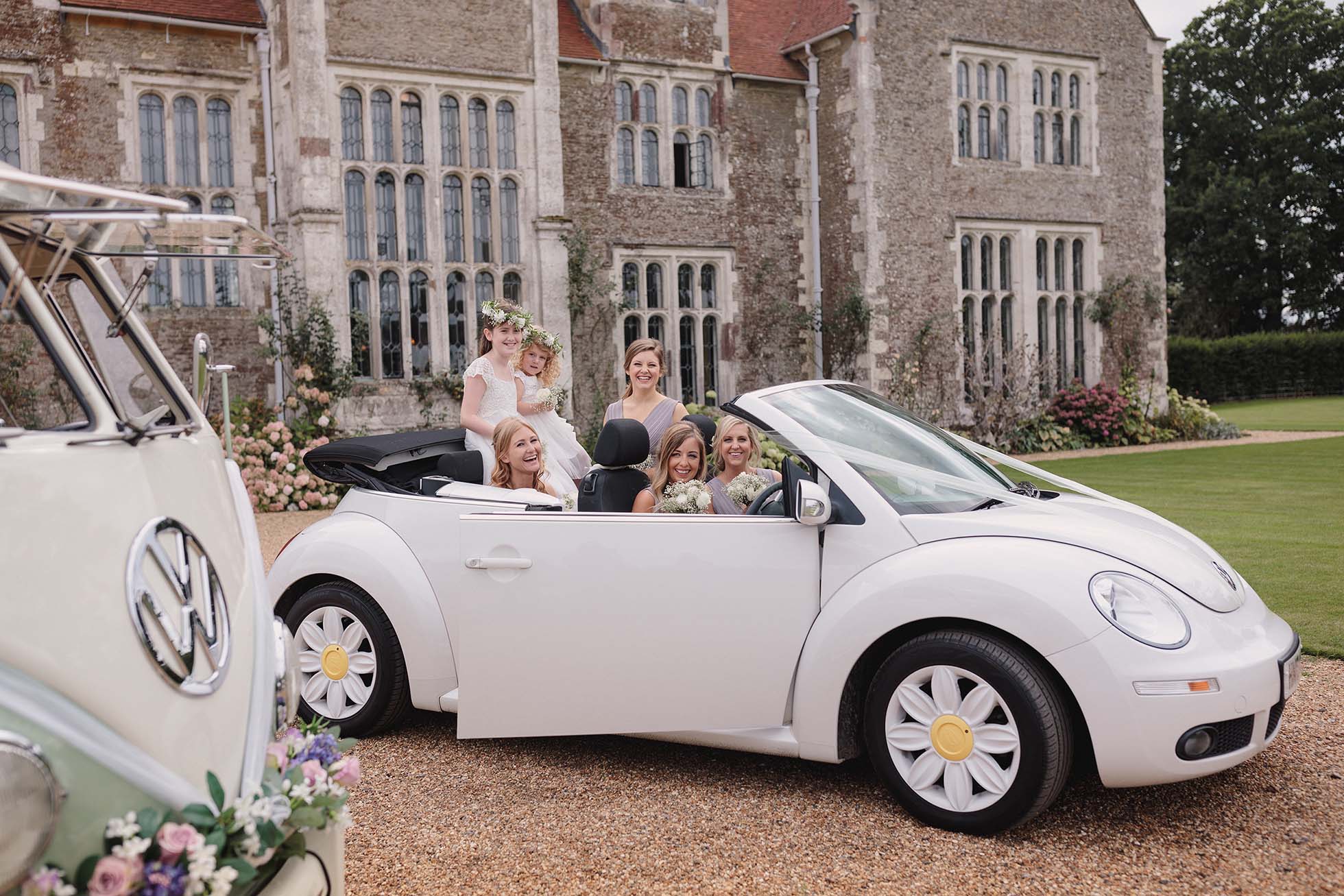 Alice and Phil's wedding at St Nicolas Church, Cranleigh and Loseley Park