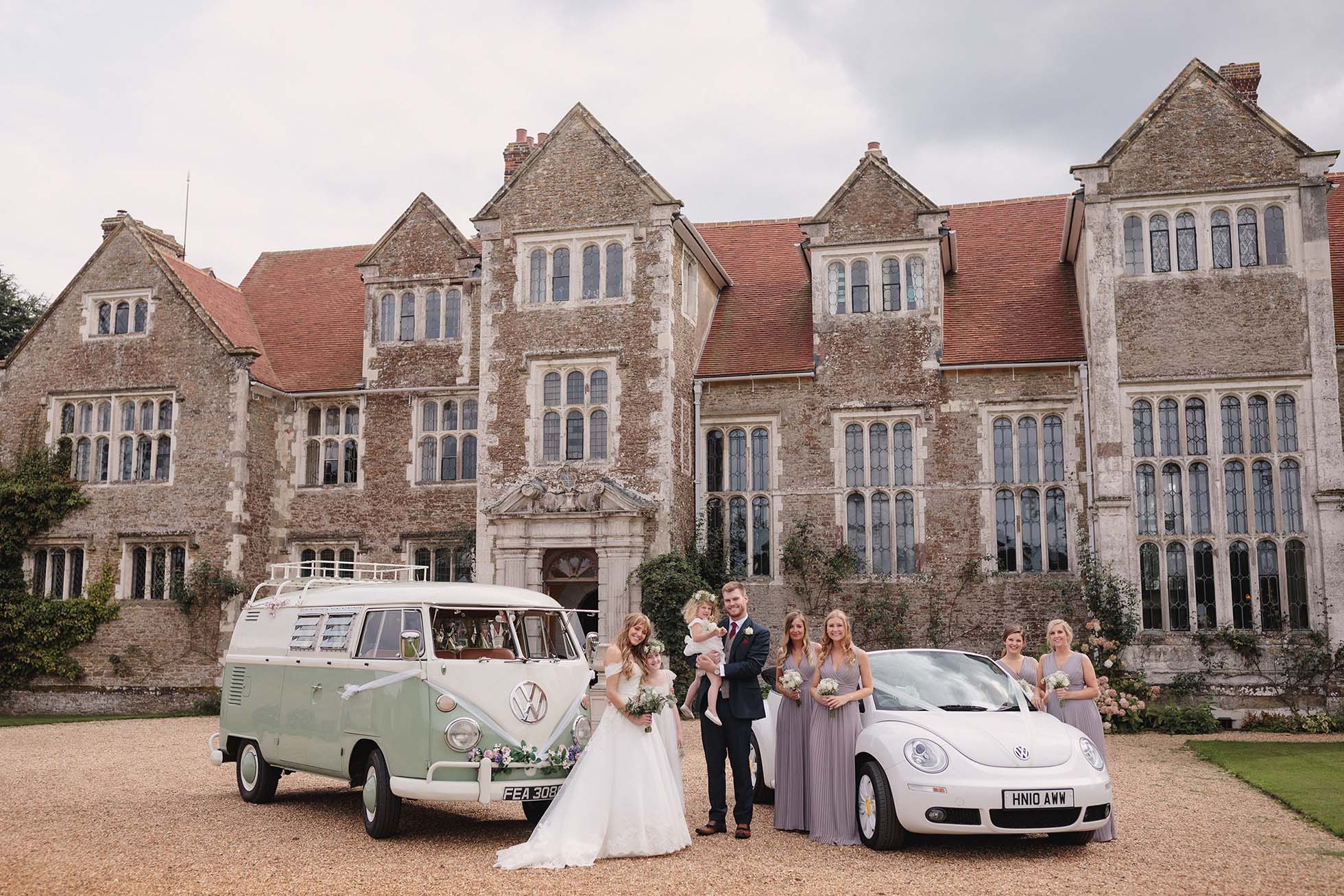 Alice and Phil's wedding at St Nicolas Church, Cranleigh and Loseley Park