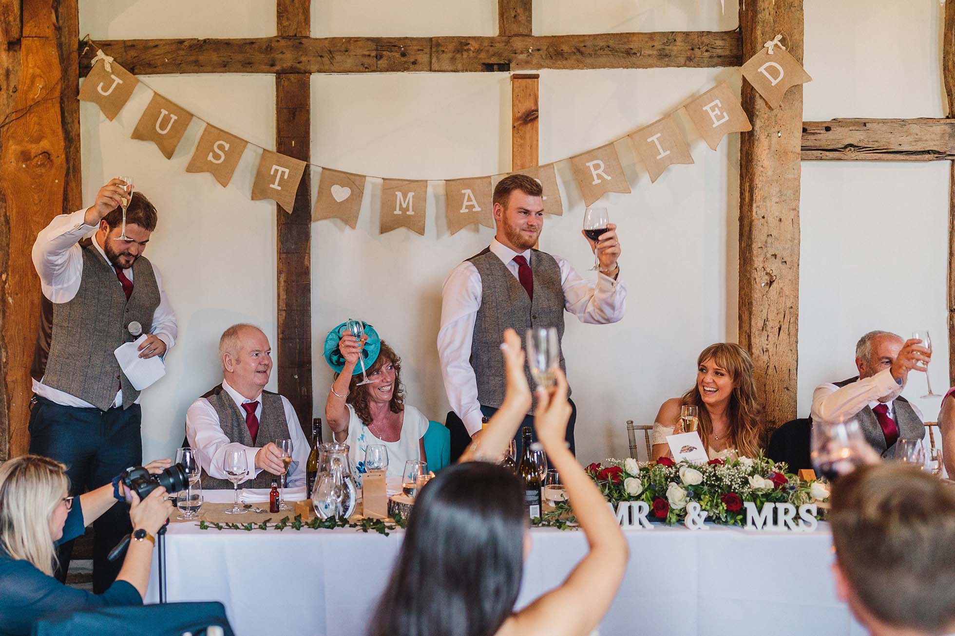 Alice and Phil's wedding at St Nicolas Church, Cranleigh and Loseley Park