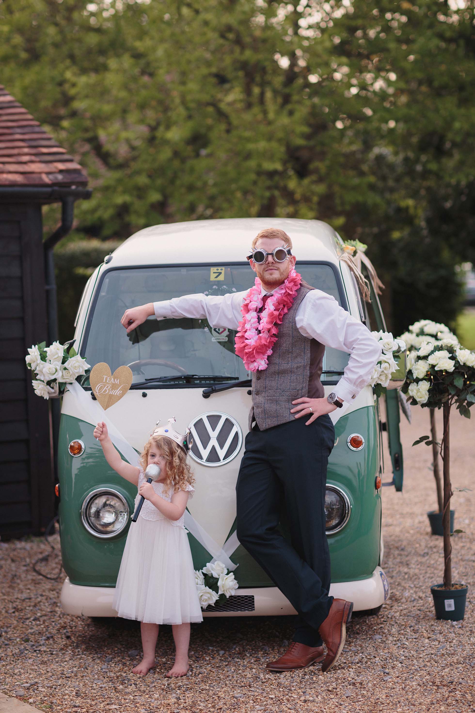 Alice and Phil's wedding at St Nicolas Church, Cranleigh and Loseley Park