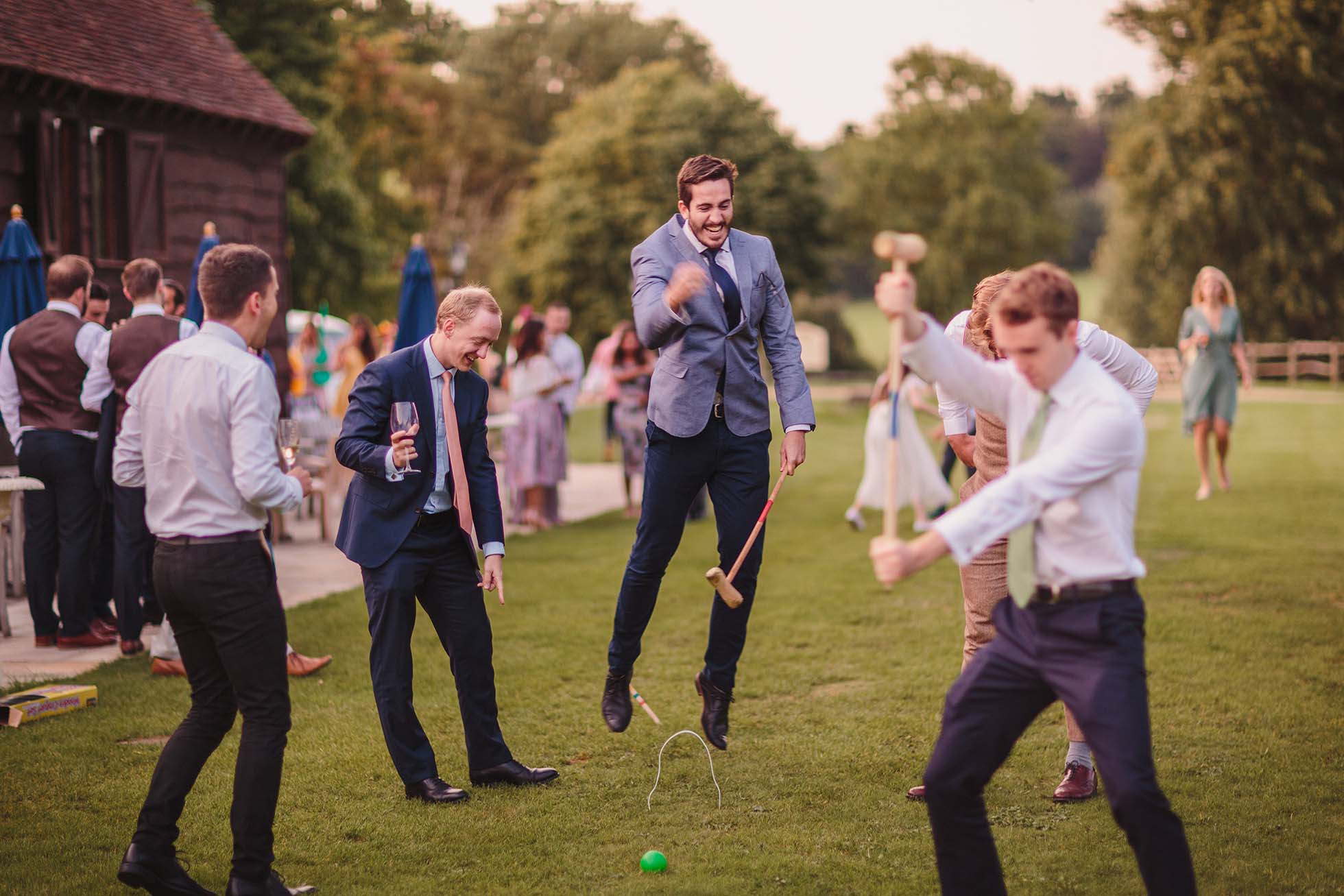 Alice and Phil's wedding at St Nicolas Church, Cranleigh and Loseley Park