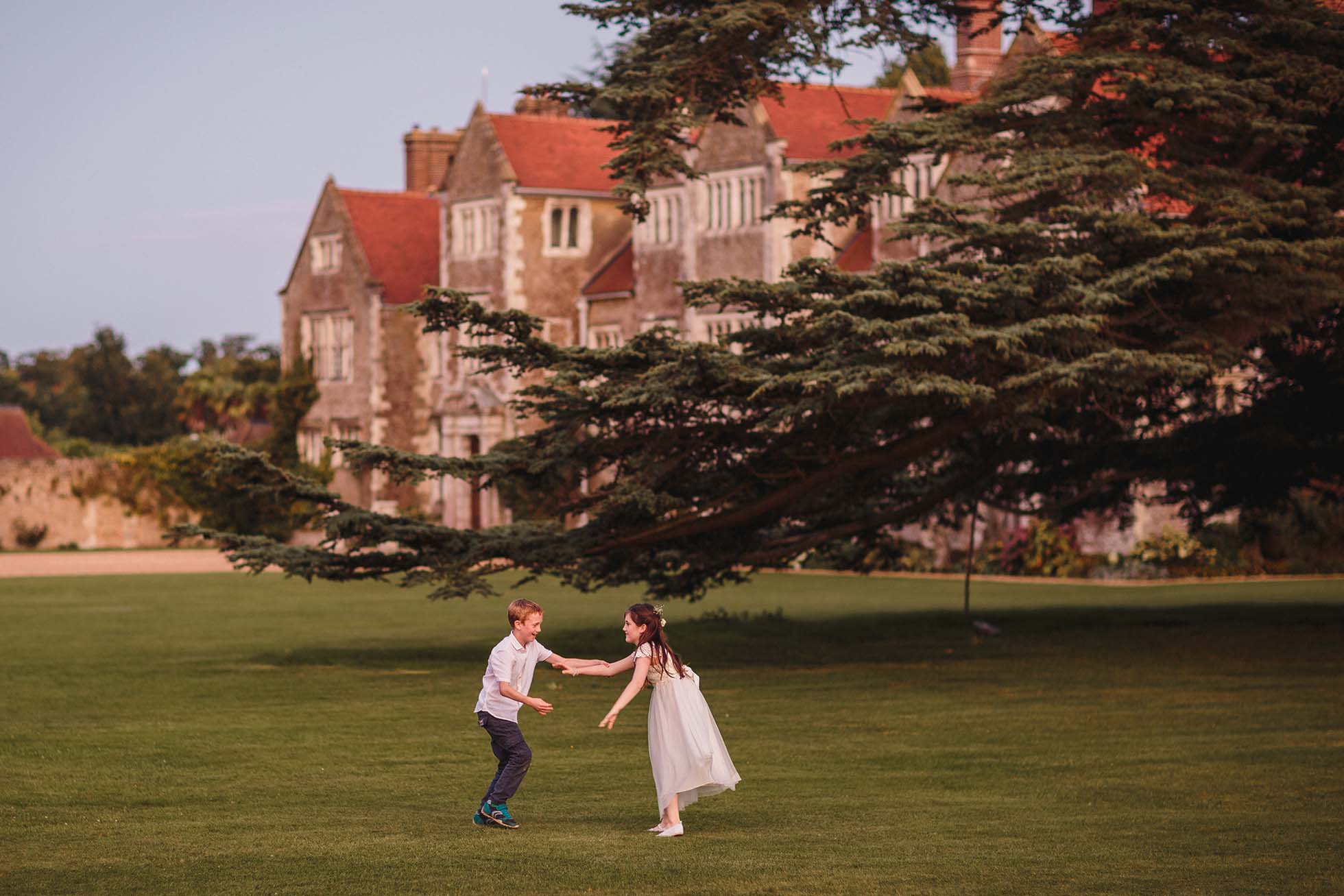 Alice and Phil's wedding at St Nicolas Church, Cranleigh and Loseley Park