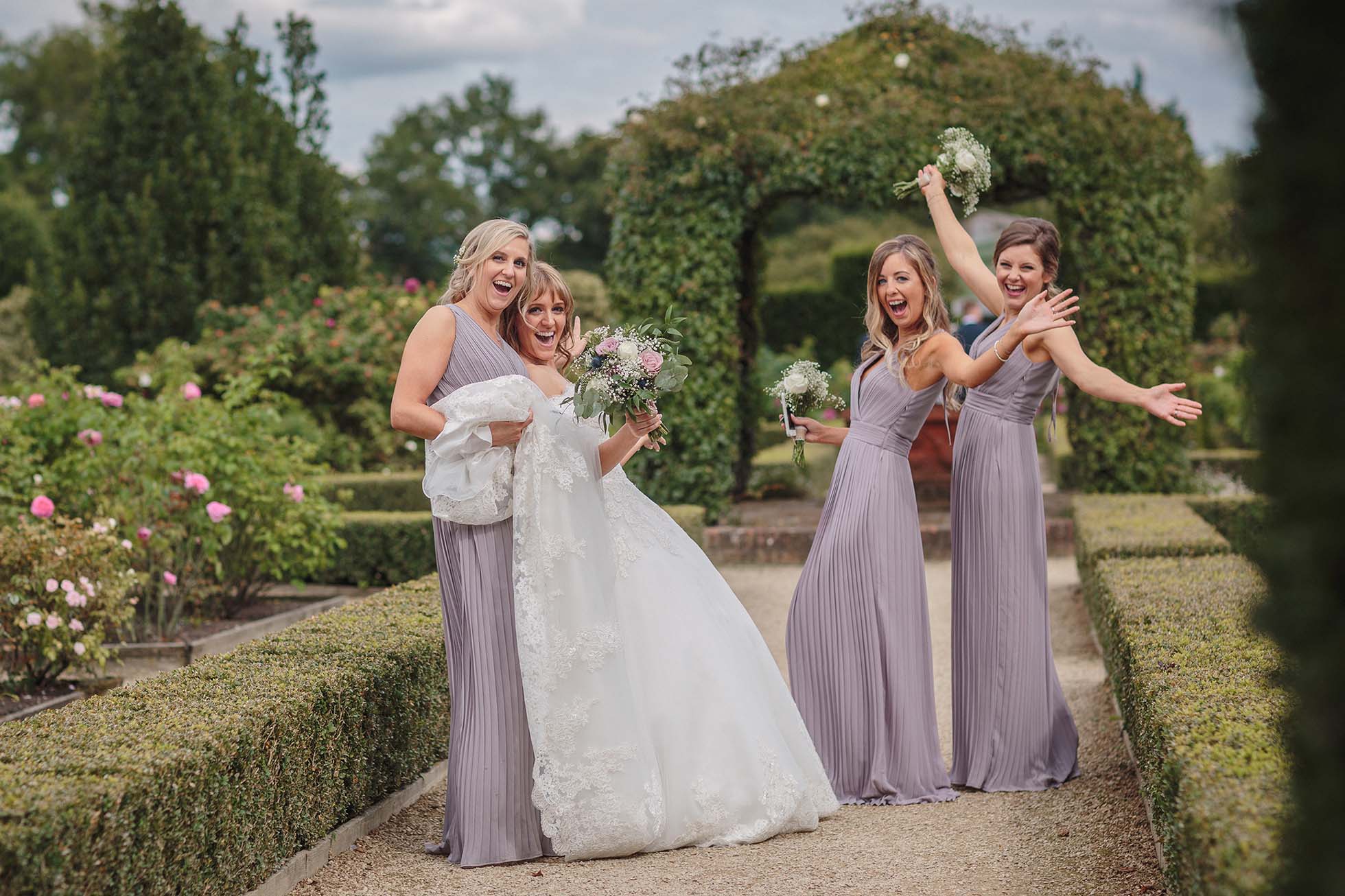 Alice and Phil's wedding at St Nicolas Church, Cranleigh and Loseley Park
