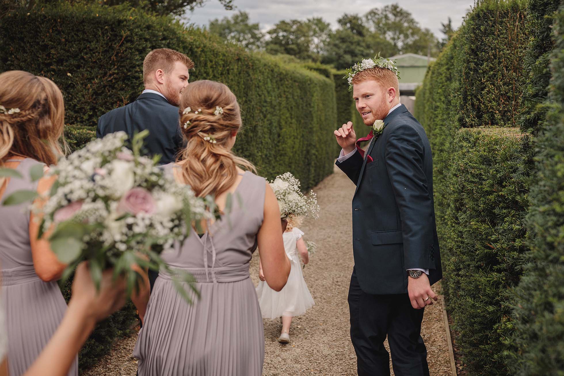 Alice and Phil's wedding at St Nicolas Church, Cranleigh and Loseley Park