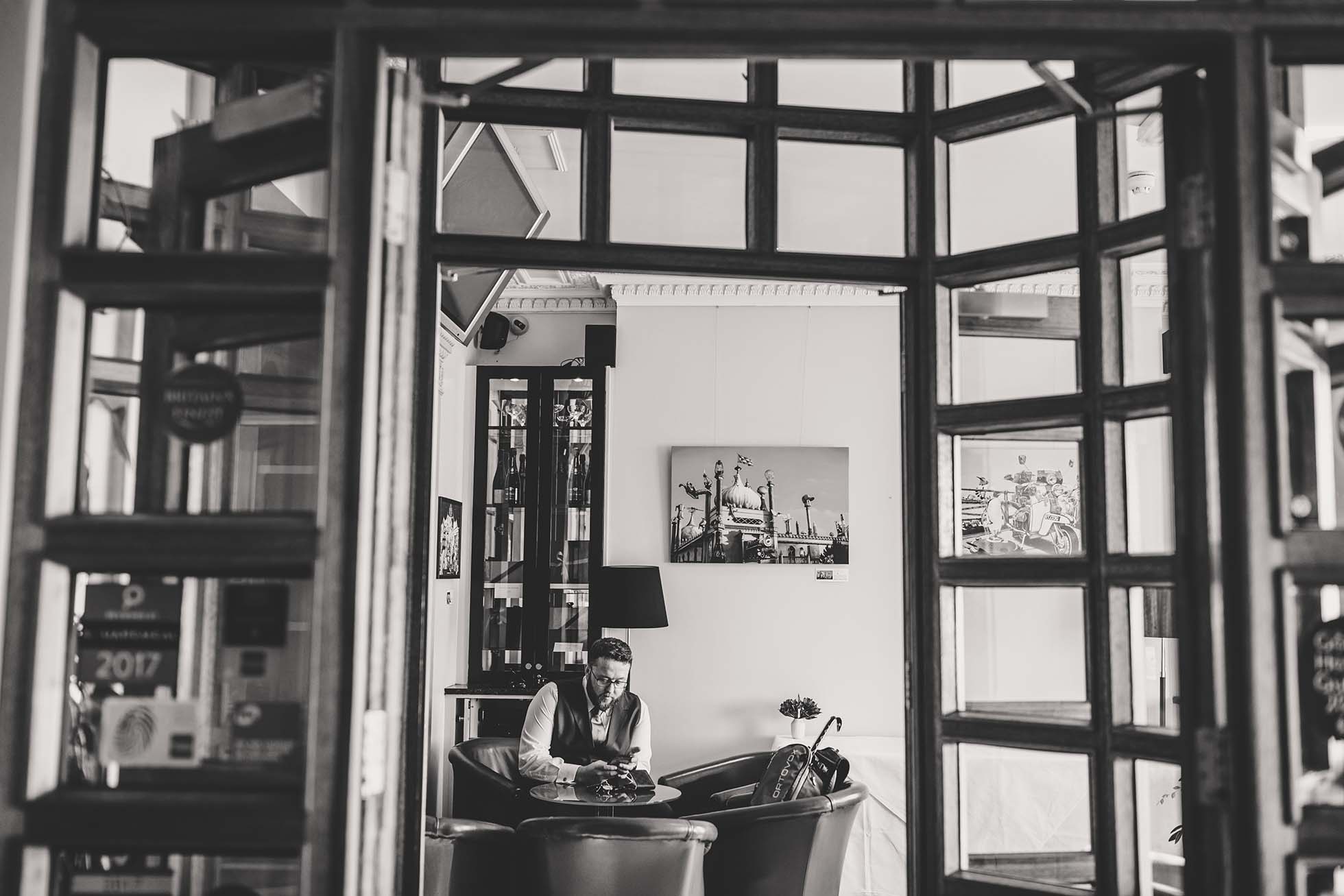 Mel and Lawrence's wedding at Drakes Hotel in Brighton