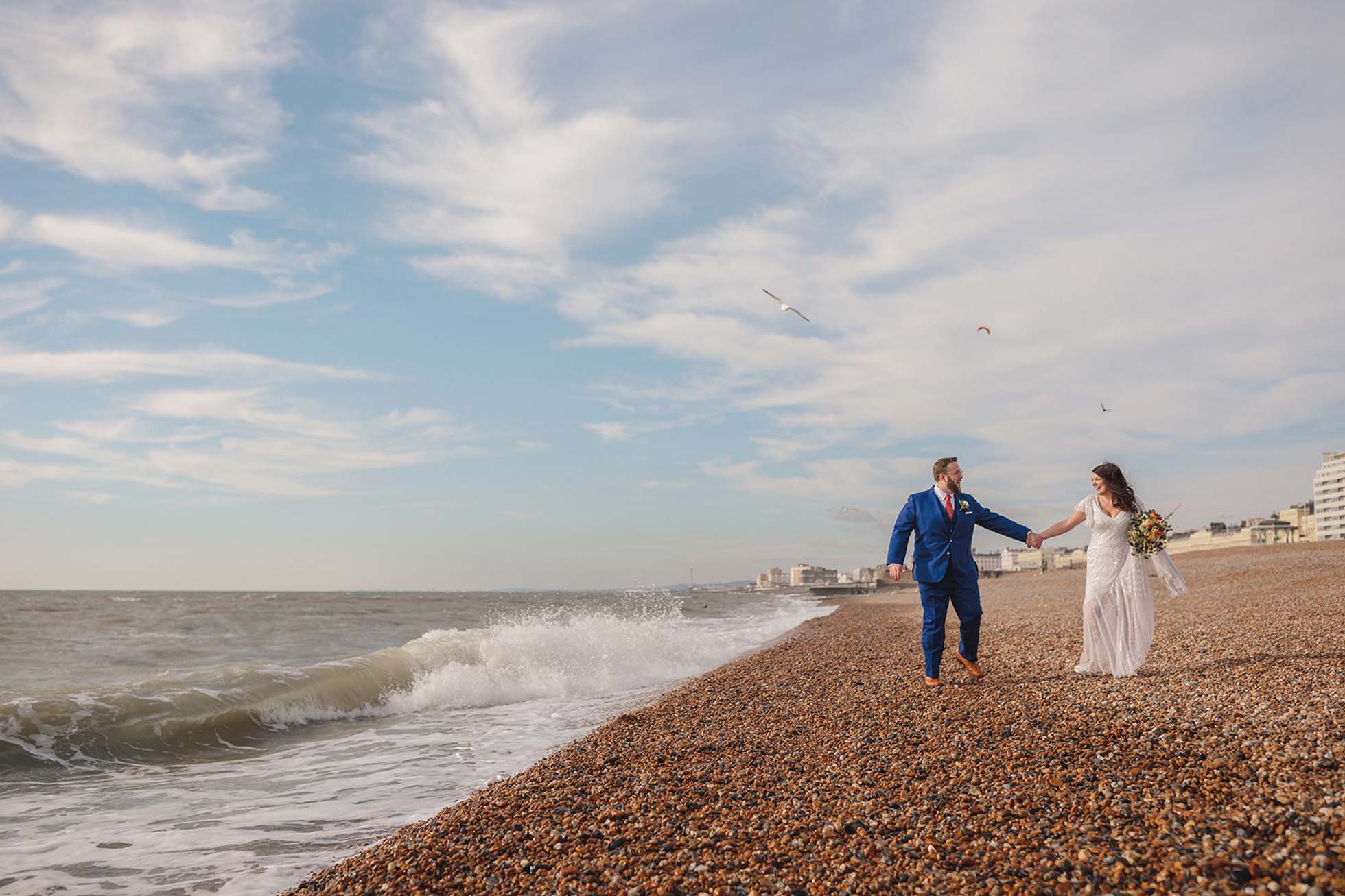 Mel and Lawrence's wedding at Drakes Hotel in Brighton