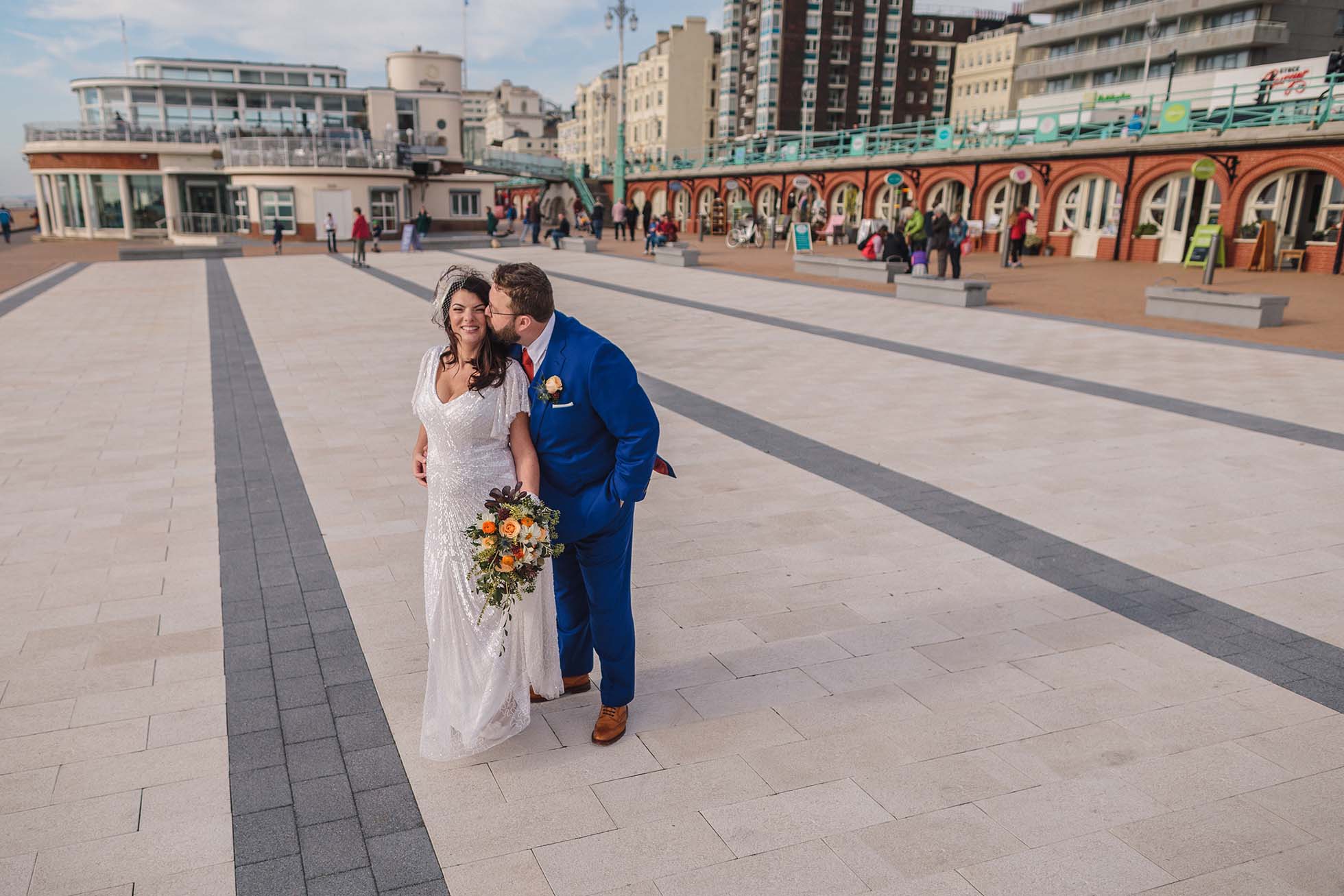 Mel and Lawrence's wedding at Drakes Hotel in Brighton