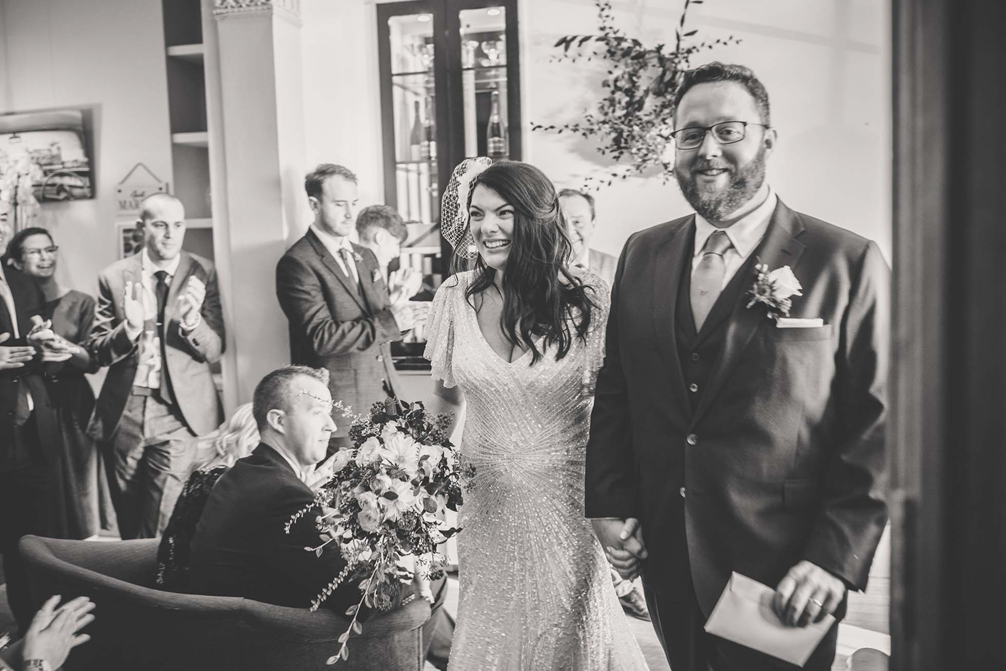 Mel and Lawrence's wedding at Drakes Hotel in Brighton