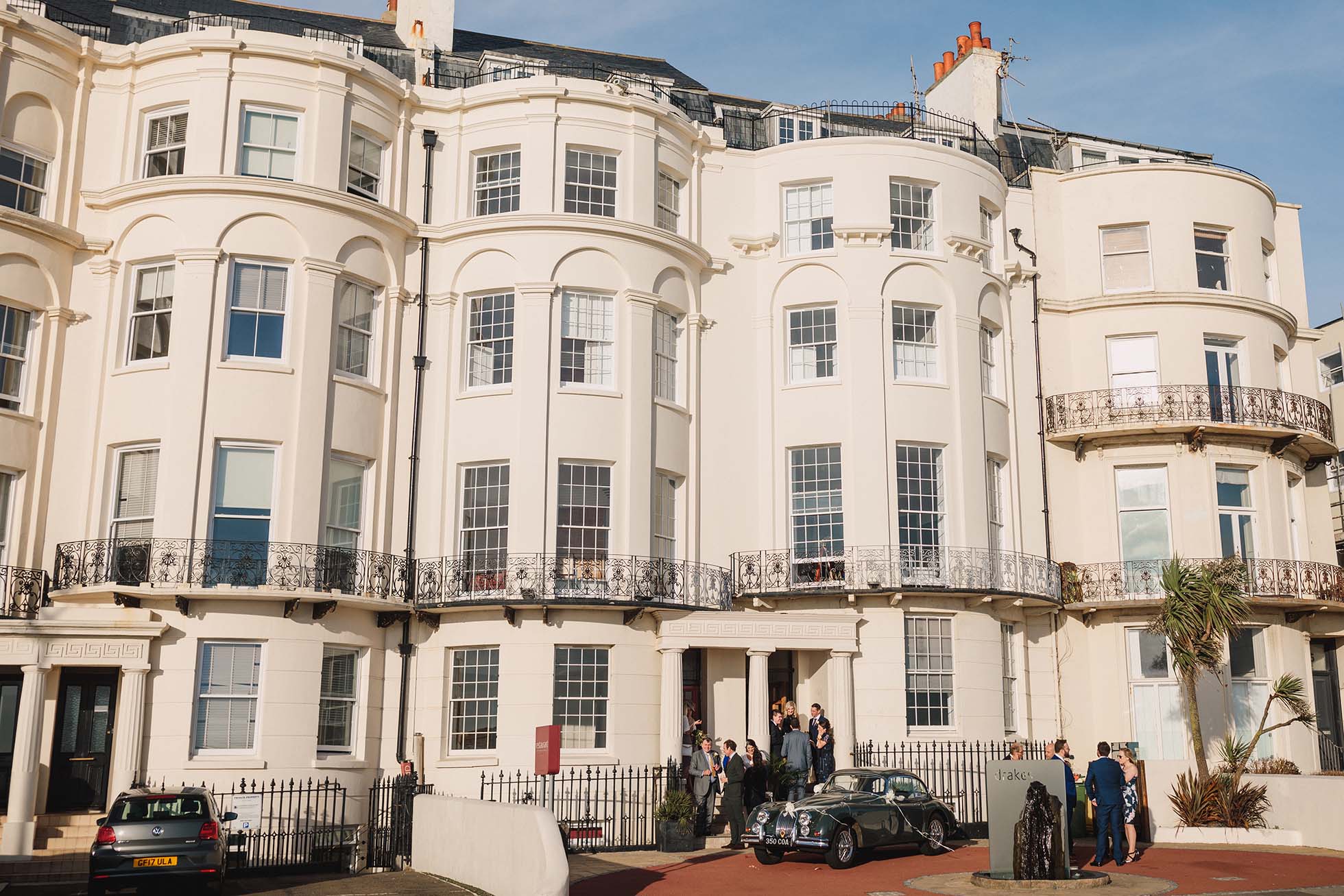 Mel and Lawrence's wedding at Drakes Hotel in Brighton