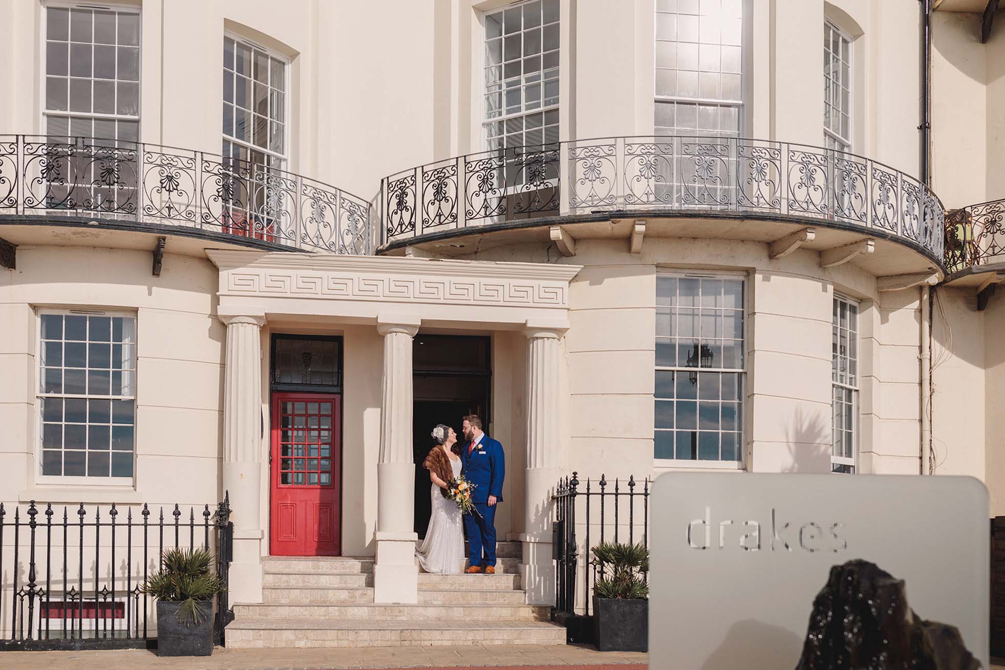 Mel and Lawrence's wedding at Drakes Hotel in Brighton