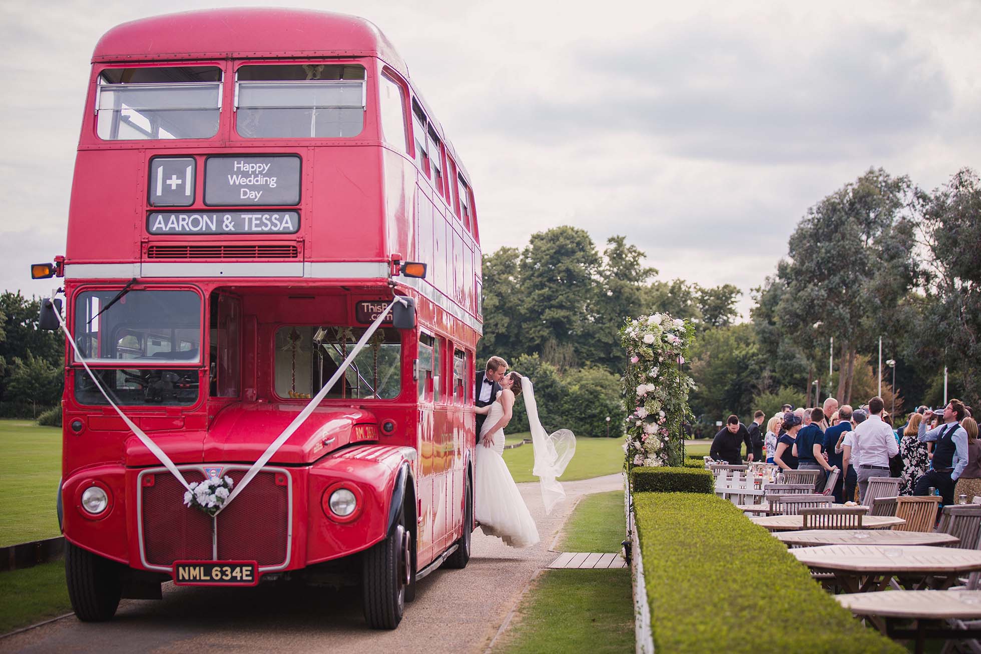 Tessa and Aaron's wedding at St Nicholas; Church, Pyrford and Ham Polo Club