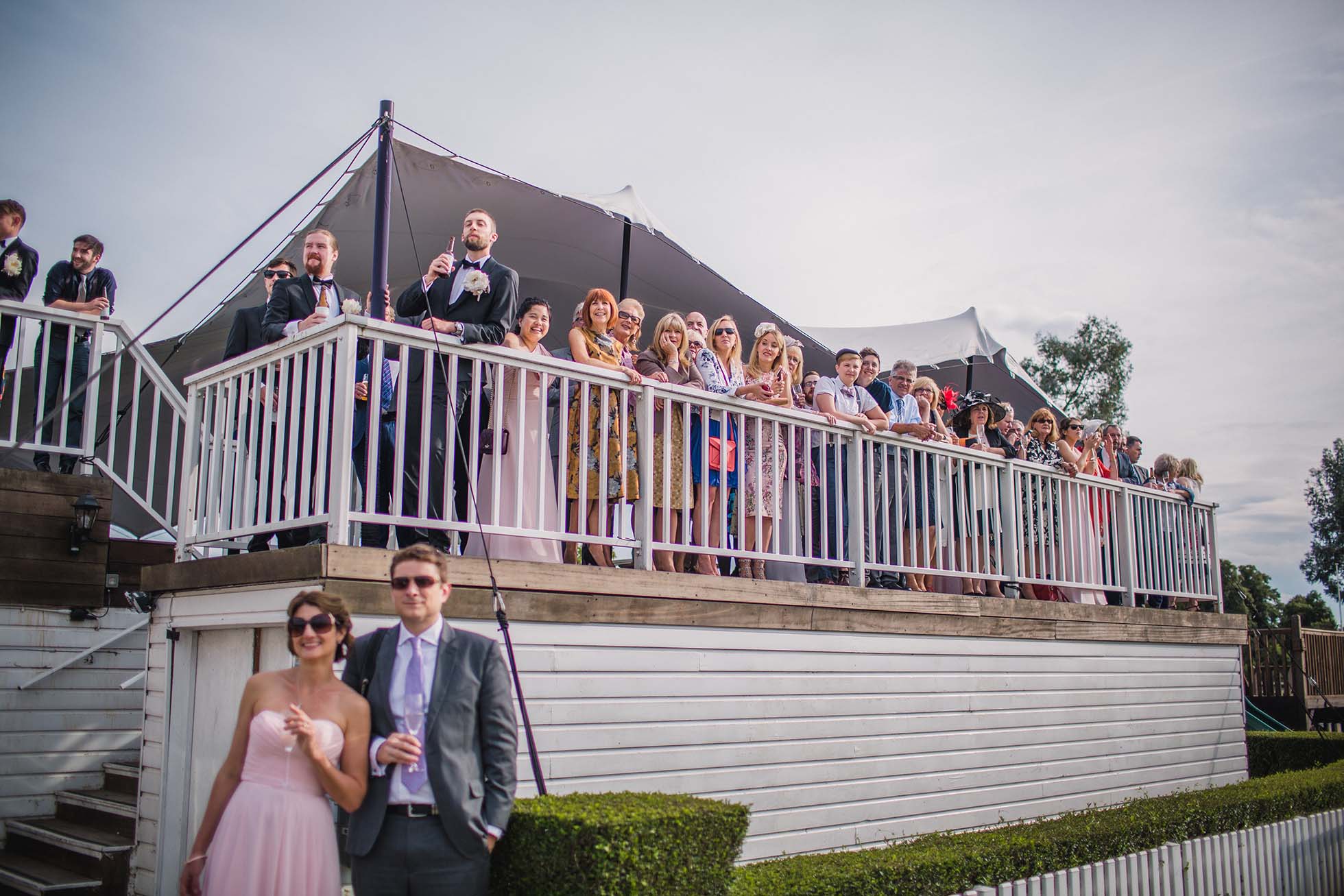 Tessa and Aaron's wedding at St Nicholas; Church, Pyrford and Ham Polo Club