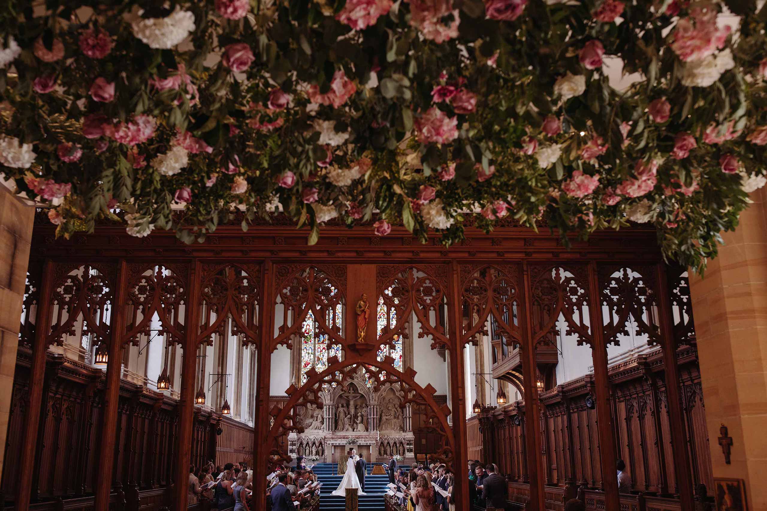 Sussex wedding photography at Hurstpierpoint College Chapel