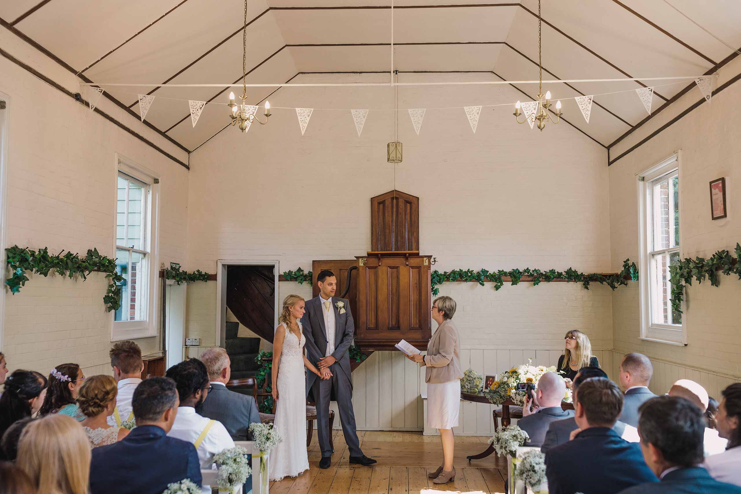 Sussex Chantry wedding ceremony