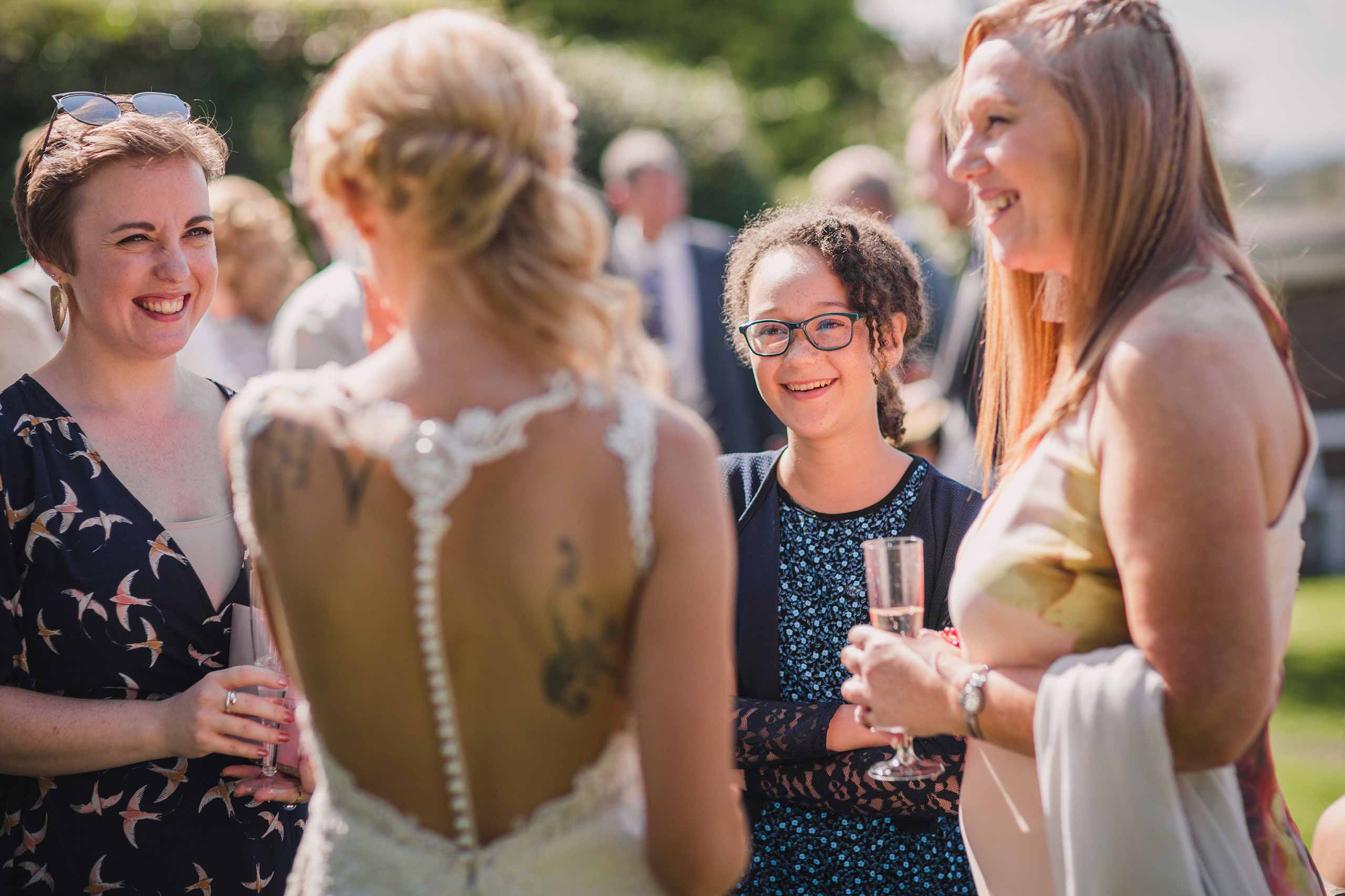 Sussex Chantry wedding drinks reception 